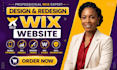 do wix website design wix website redesign wix development wix business website