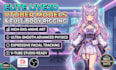 design live2d vtuber model, anime vtuber avatar rigging, 2d pngtuber