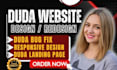 duda website design fix duda bug duda website redesign duda maintenance