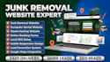 do junk removal dumpster rental waste hauling hoarding cleanup service website