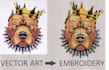 digitize your logo into a professional embroidery file