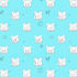 draw cute chibi sticker, then make it a background pattern