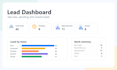 create a google sheets CRM to track leads and follow ups