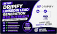 setup dripify linkedin lead generation b2b outreach appointment