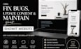 fix showit website bugs showit content update and maintain showit website