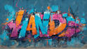 create graffiti pop art designs and murals