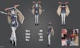 create anime low poly 3d character and vtuber, vrchat, vroid model for streaming