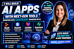 build ai apps with replit, base44, lovable and supabase