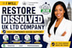 restore your dissolved UK ltd company with companies house support