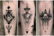 make custom minimal and geometric tattoo design