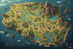 draw a custom map for fantasy, scifi, book or boardgame