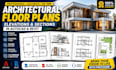 design architectural floor plans, elevations and sections in autocad and revit