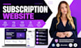 membership subscription website design memberpress lms recurring payments expert