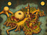 illustrate medieval fantasy and sci fi maps