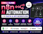 build n8n ai automation for data and API workflow