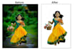 do professional background removal and photo editing