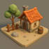 model 3d low poly game ready assets