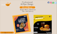 design a modern restaurant menu card design