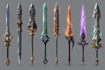 create weapon concept art for you