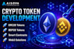 create crypto tokens and develop smart contracts