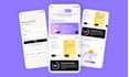 design a modern ios and android app UI in figma