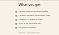build a custom notion dashboard or template for your business