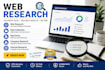web research and data collection