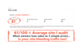 do a professional on page SEO audit using ubersuggest