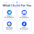 create custom python automation scripts, bots, and tools