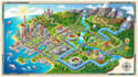 create custom 3d illustrated maps, isometric icon maps and navigation designs