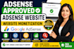 adsense approved adsense website website monetization google adsense seo writer