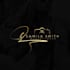 create a modern photography signature logo with camera icon