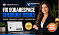 fix squarespace shipping checkout, local pickup delivery, fulfillment pro audit