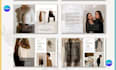 create digital fashion catalog for online stores
