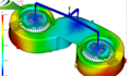 design plastic injection mold with dfm analysis and moldflow simulation