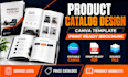 design product catalogs brochure service list printable brochure canva templates