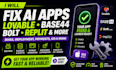 fix lovable ai website lovable to ios base44 vibe coded app lovable developer
