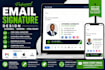 create a clickable HTML email signature for gmail, outlook and apple mail