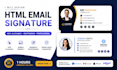 create email signature HTML, clickable HTML email signature
