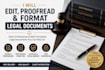 professionally edit and format document