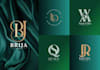 design a premium monogram and initials logo