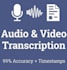 transcribe audio vedio and do typing