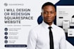 design modern squarespace website and redesign squarespace website