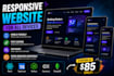 build responsive react js website or landing page