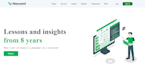 create modern responsive HTML CSS landing page