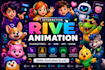 create interactive rive animation rive character ui animation for web, app, game