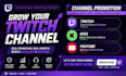 promote twitch channel, boost twitch live viewers