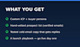 build a b2b cold email system with icp prospect list and tested copy