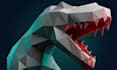 build 3d lowpoly model and printable papercraft patterns of diy origami template