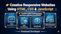 html CSS and javascript assignments and fix frontend code